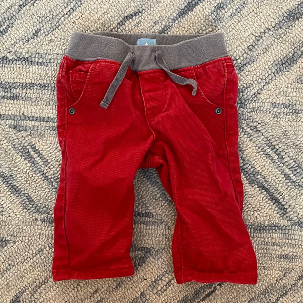 Red Baby Gap Jean size 3-6 Months